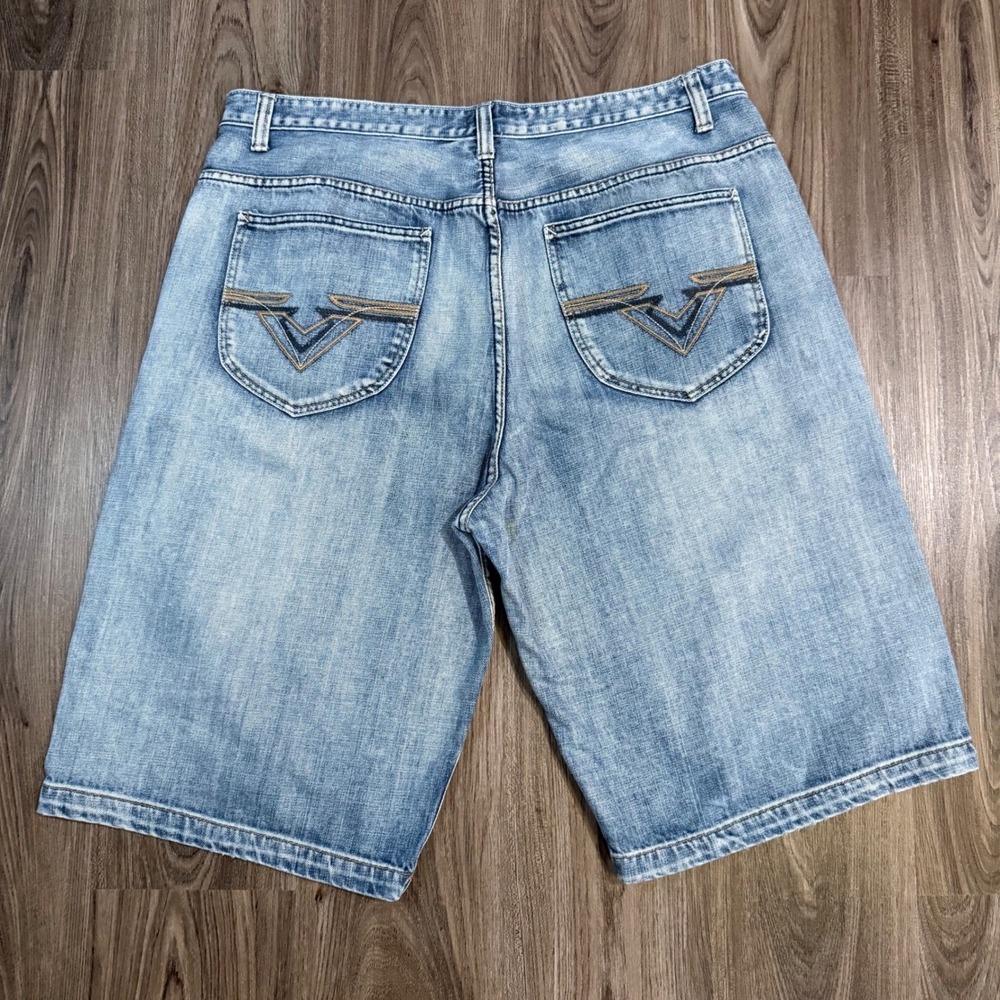 Route 66 Original Clothing Co Men's Blue Denim Shorts Jorts Size 38(tag40)